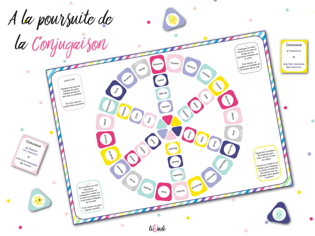 Jeu pour apprendre la conjugaison par tiDudi