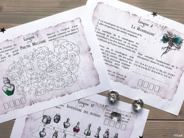 Calendrier de l'Avent à énigmes pour Ados fans de Harry Potter