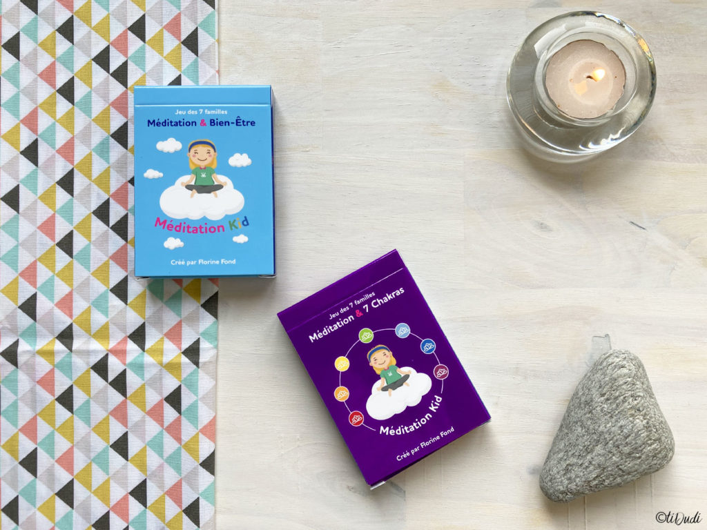 Jeu de 7 familles pour initier les enfants à la méditation : Méditation Kid par Florine Fond