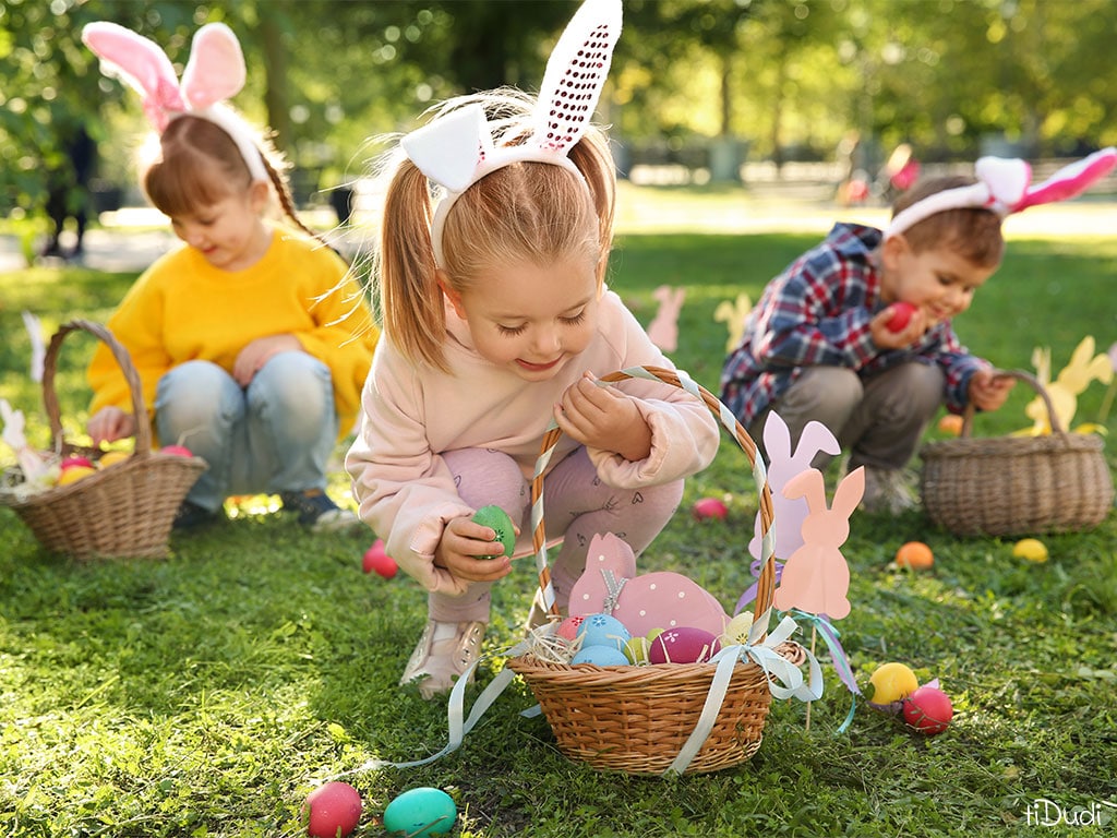 Les meilleures cachettes pour les oeufs de Pâques