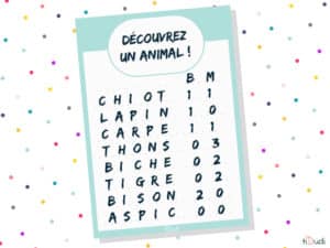 énigme logique animaux