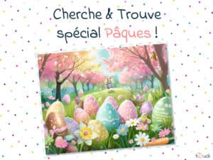 jeu de cherche et trouve spécial pâques