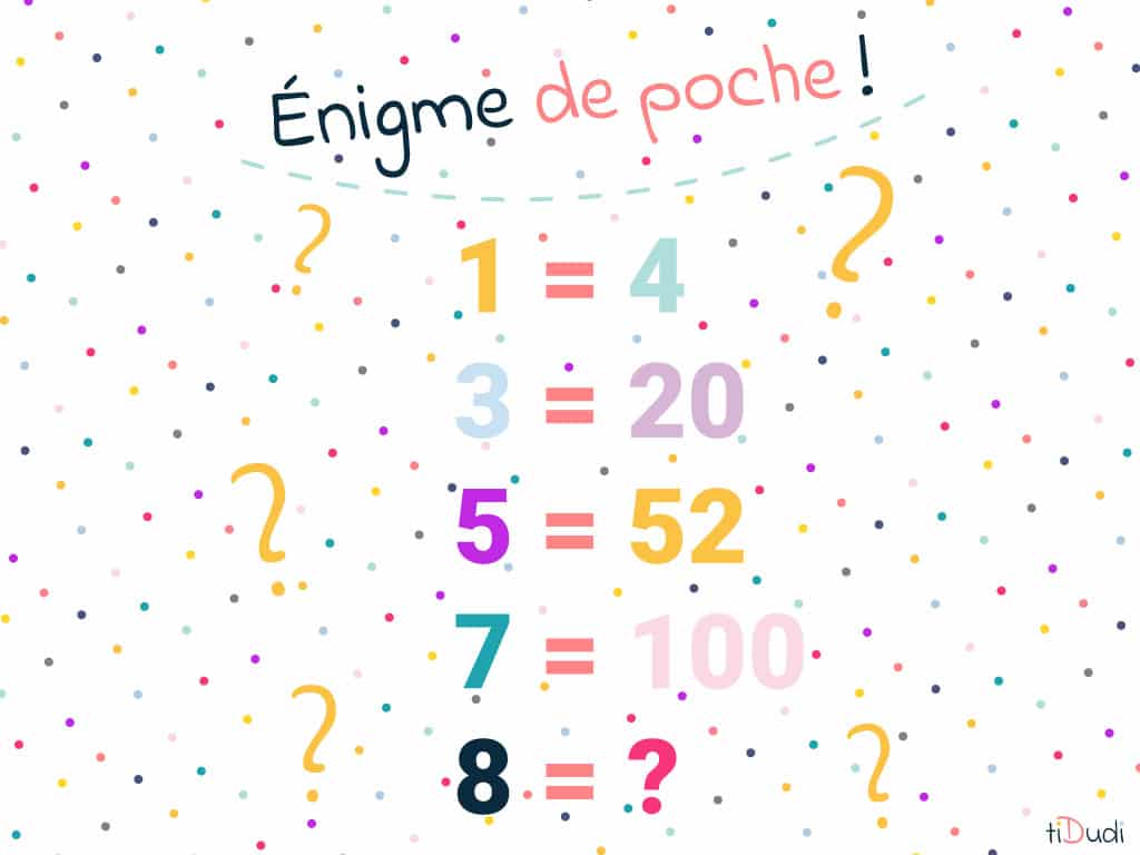 énigme de calcul