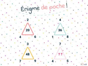 casse-tête mathématique : énigme des triangles