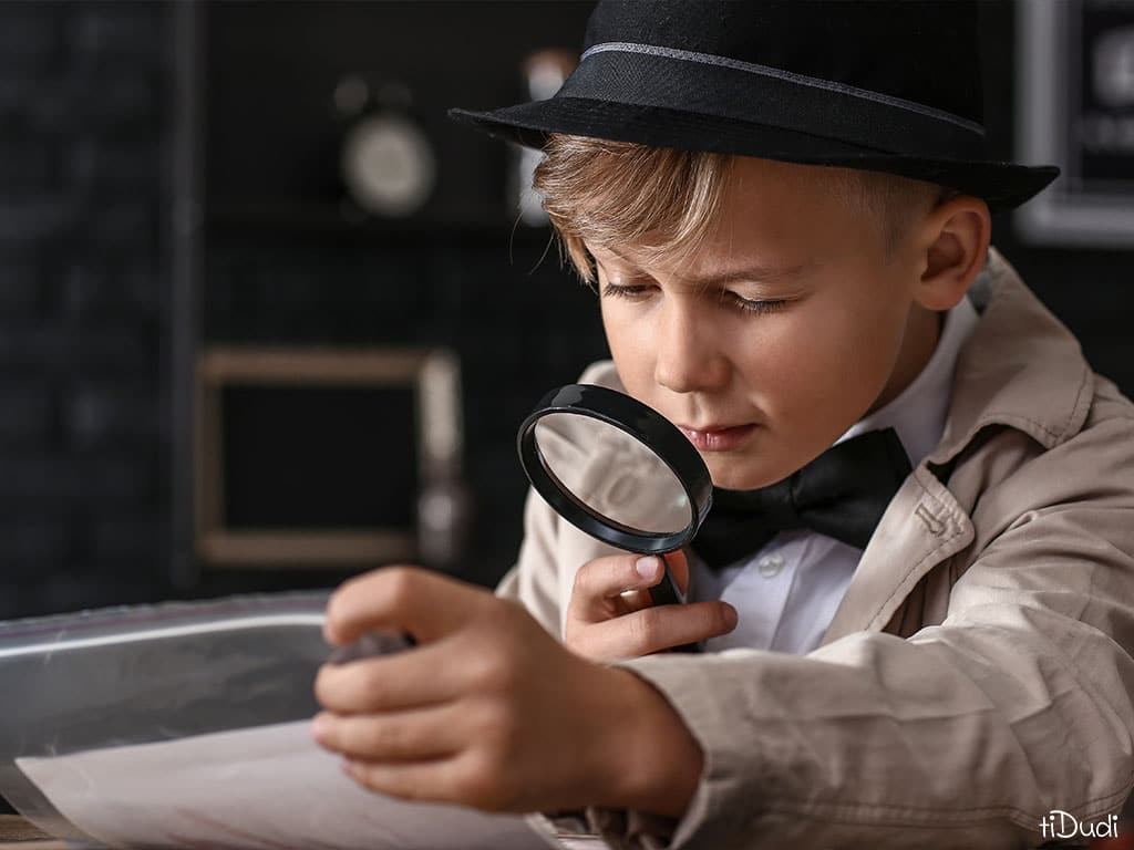 Jeu d'enquête pour enfant, à imprimer pour jouer à la maison